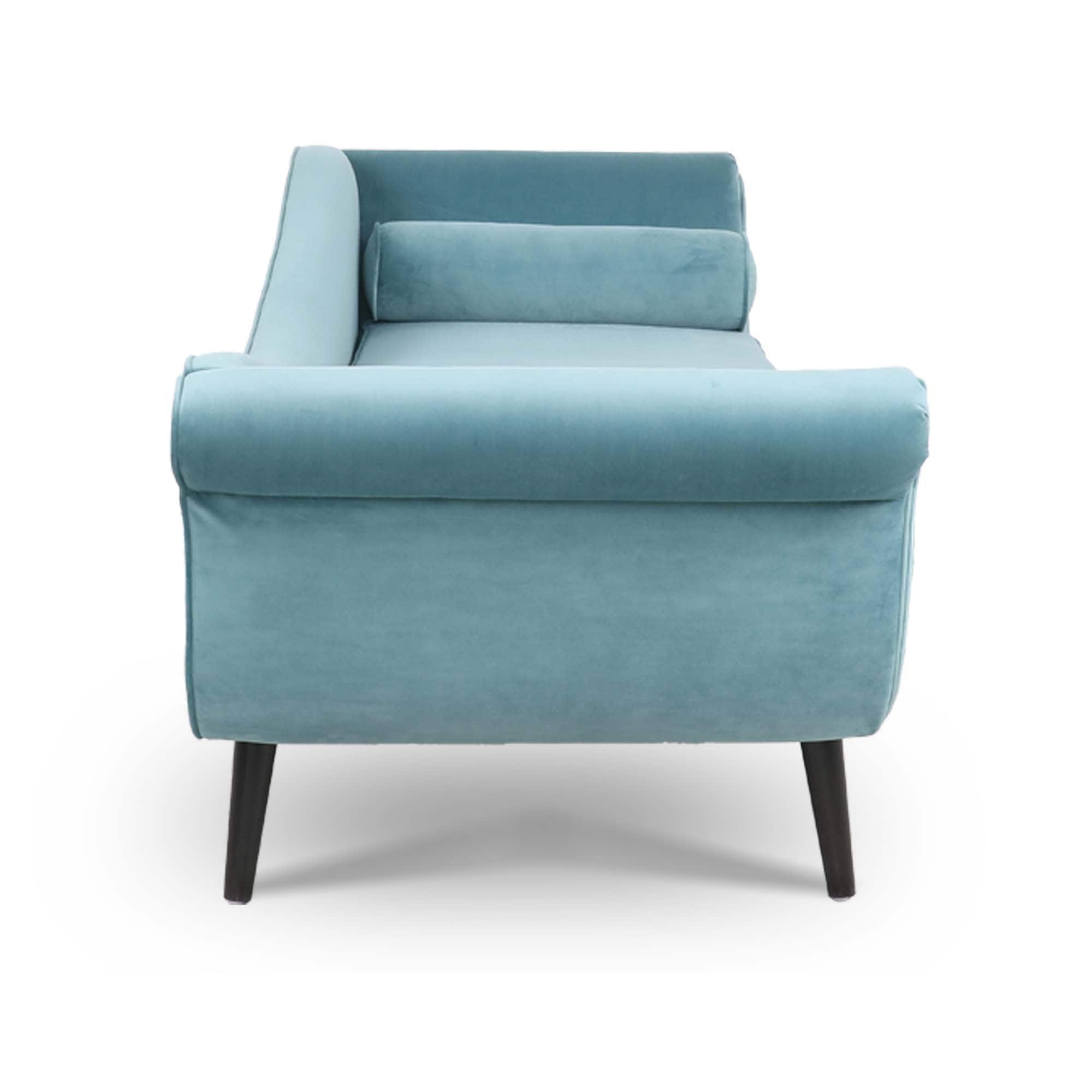 Chaise longue vintage à accoudoirs en volutes de Christopher Knight Home