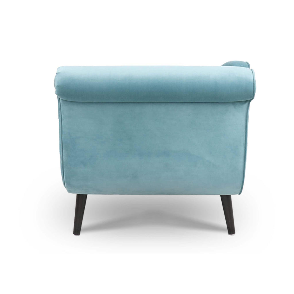 Chaise longue vintage à accoudoirs en volutes de Christopher Knight Home