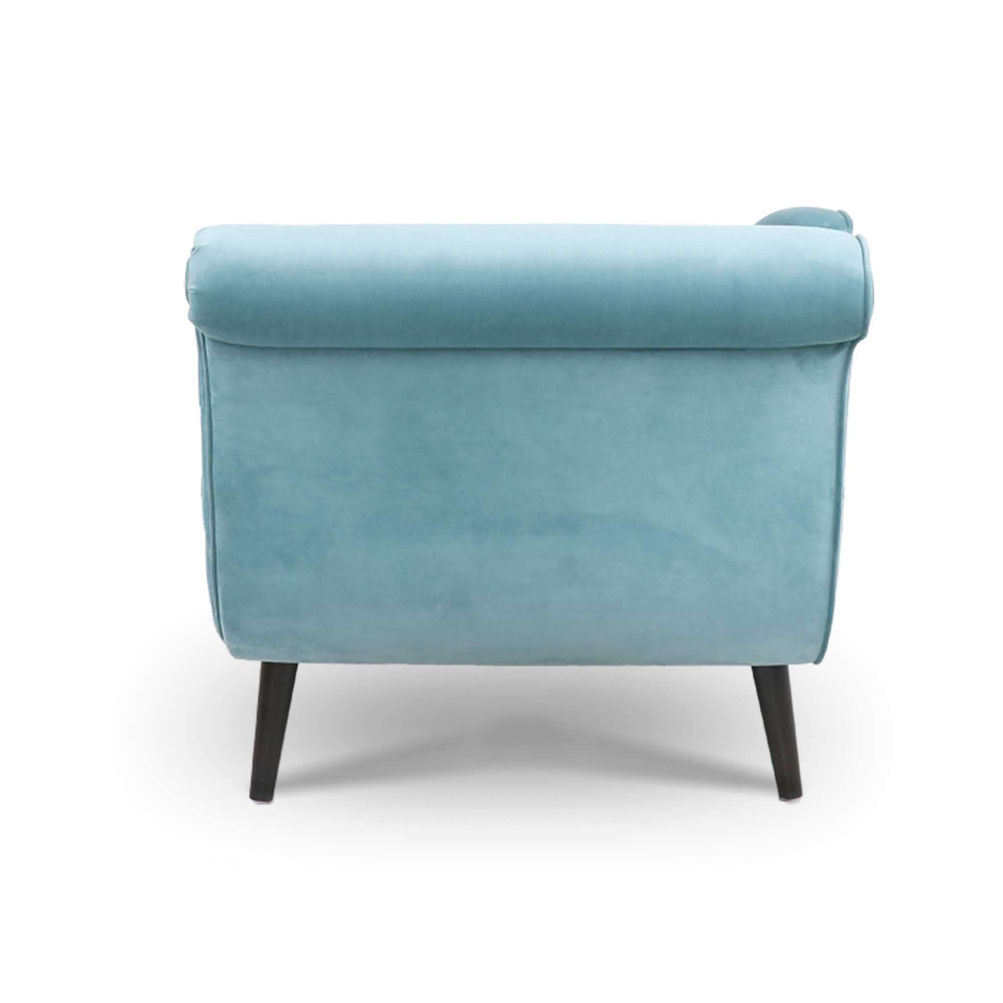 Chaise longue vintage à accoudoirs en volutes de Christopher Knight Home