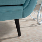 Chaise longue vintage à accoudoirs en volutes de Christopher Knight Home