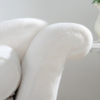 Chaise longue vintage à accoudoirs en volutes de Christopher Knight Home