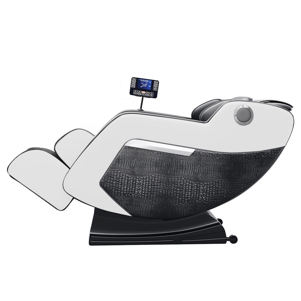 Fauteuil inclinable massant zéro gravité avec massage complet du corps, chauffage et audio Bluetooth intégré