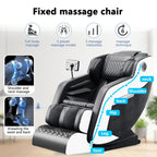 Fauteuil inclinable massant zéro gravité avec massage complet du corps, chauffage et audio Bluetooth intégré