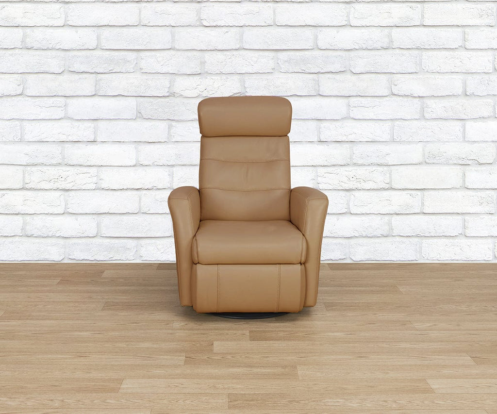 Fauteuil inclinable électrique en cuir Norrell