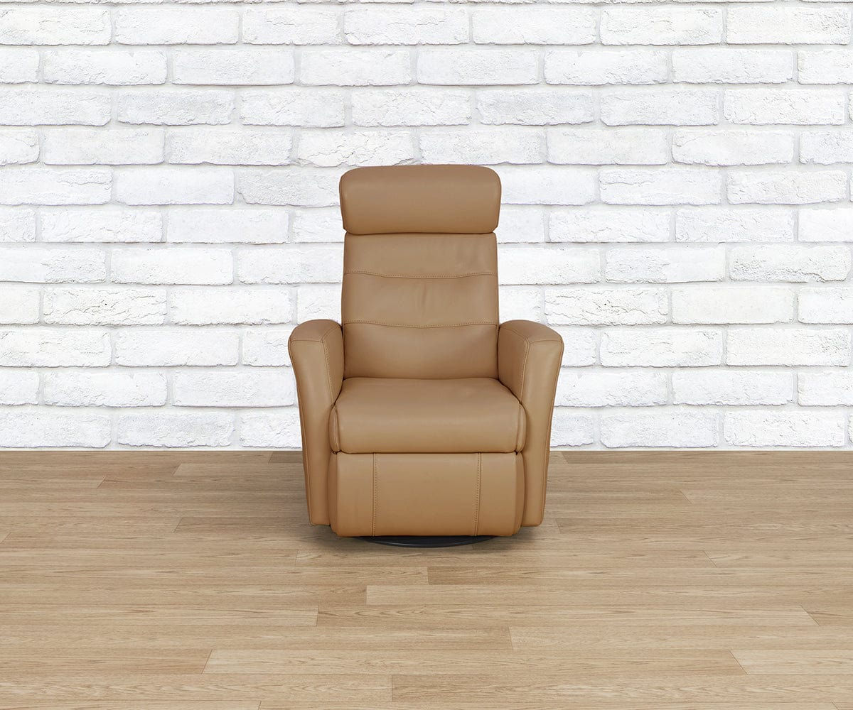 Fauteuil inclinable électrique en cuir Norrell