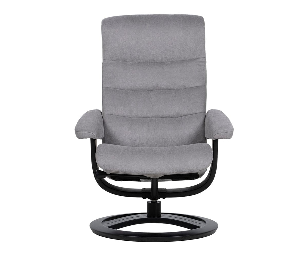 Fauteuil inclinable et ottoman Hans